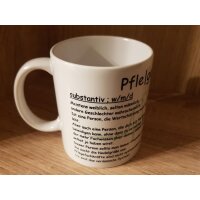 Tasse 330ml &quot;Pflegefachkraft&quot; Stethoskop