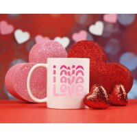 Tasse 330ml &quot;LOVE&quot; Valentin
