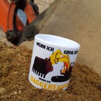 Kinderbecher Kunststoff Baggerfahrer