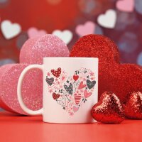 Tasse 330ml &quot;Hearts&quot; Valentin